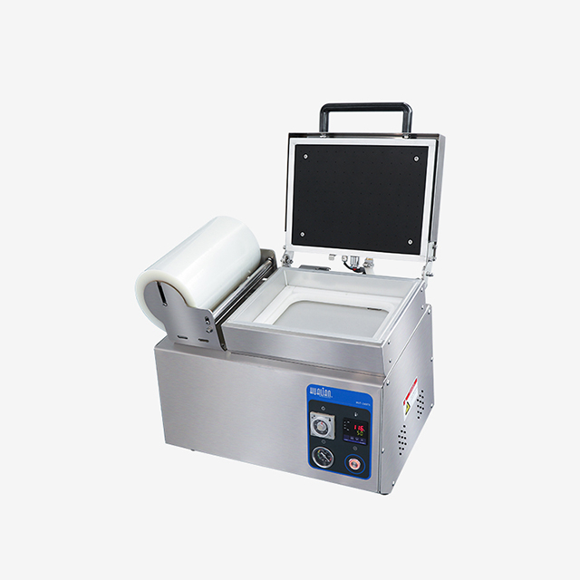 Bàn Hualian Thịt Bản đồ Khay Máy hàn kín Phim hút chân không Da Thermoforming Máy hàn kín bao bì HVT-240TS