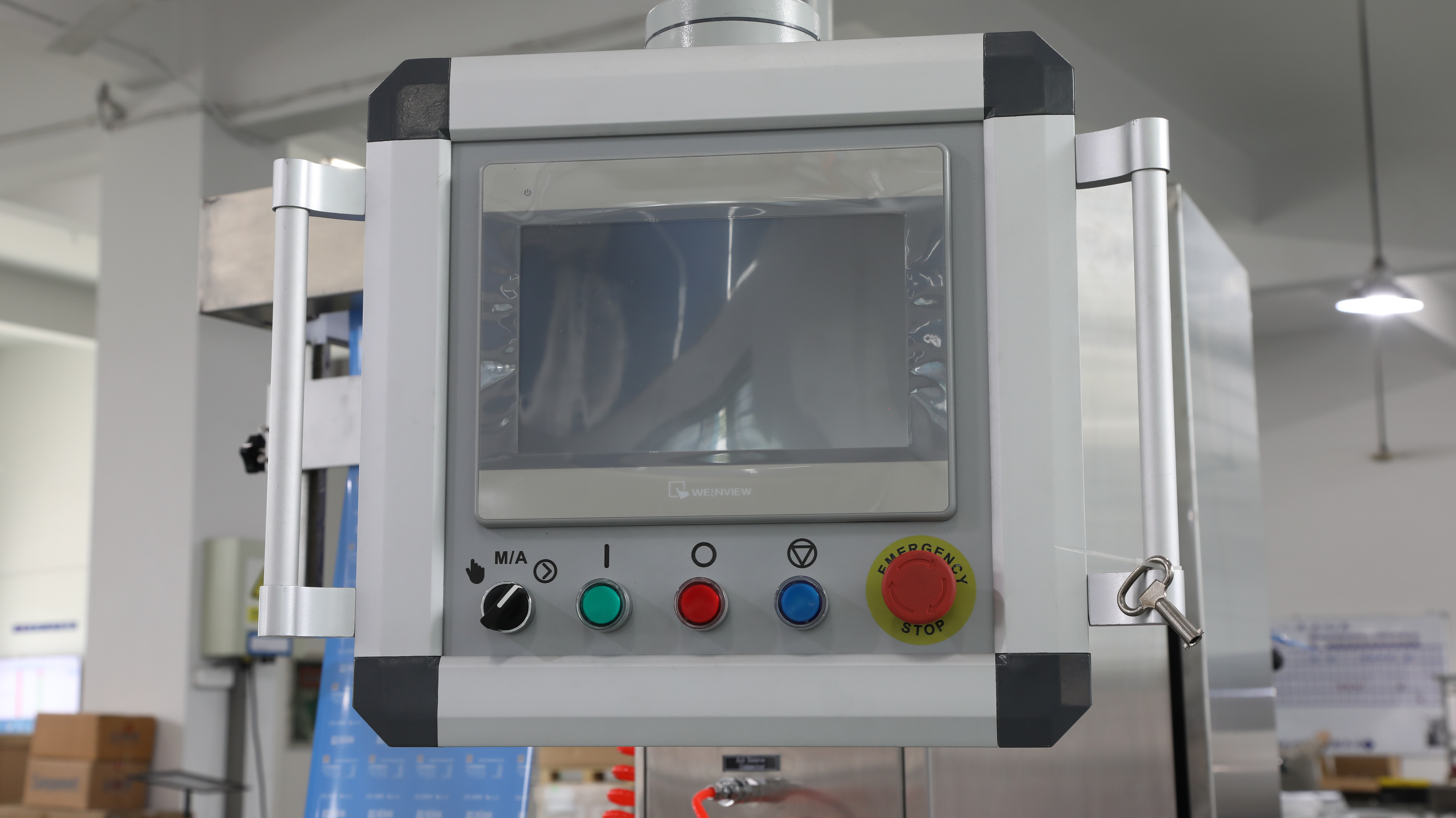 Chế độ xem một phần của m&aacute;y đ&oacute;ng g&oacute;i thermoforming 