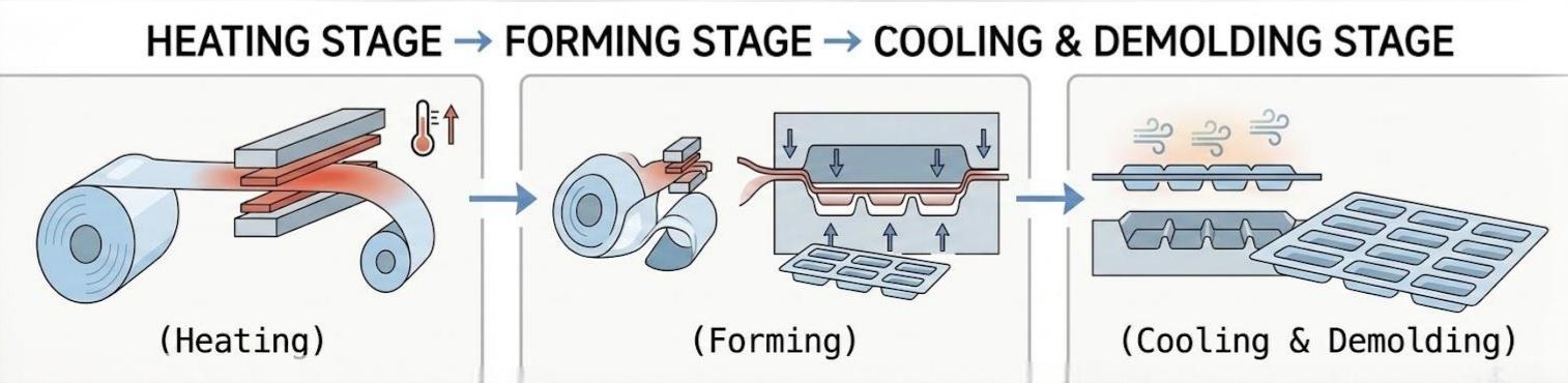 qu&aacute; tr&igrave;nh đ&oacute;ng g&oacute;i thermoforming