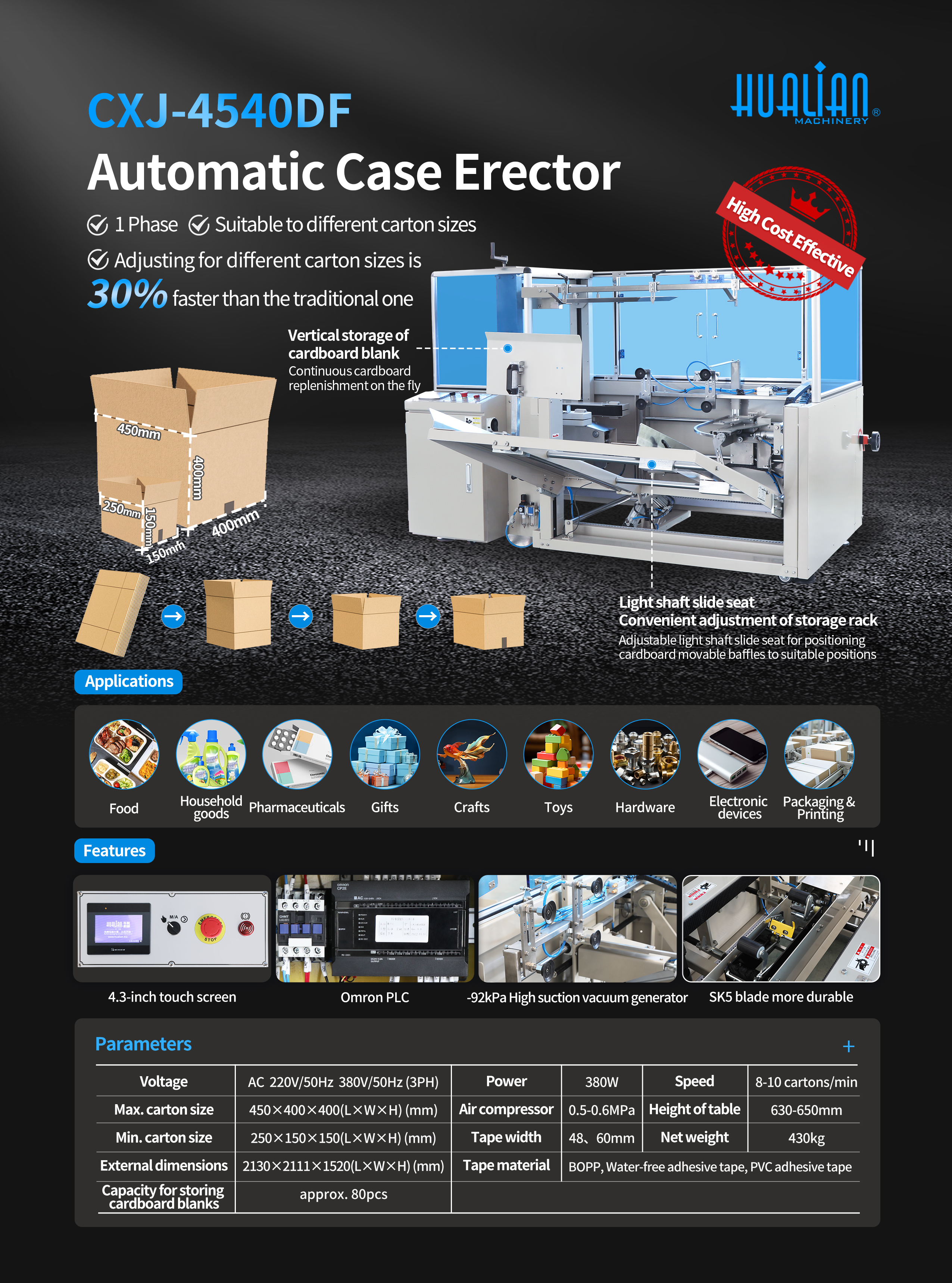 CXJ-4540DF Trường hợp dựng m&aacute;y 