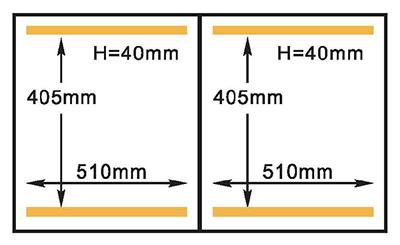 Kích thước buồng máy hút chân không HVC-510S/2A Hualian