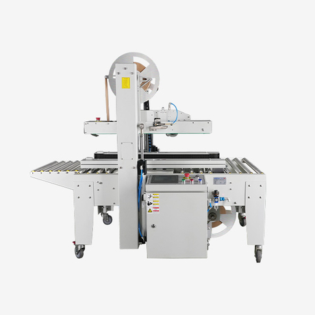 Máy dán thùng carton hoạt động bằng nước ngẫu nhiên bằng khí nén Hualian HCS-55AW