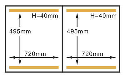 Kích thước buồng máy hút chân không HVC-720S/2A Hualian