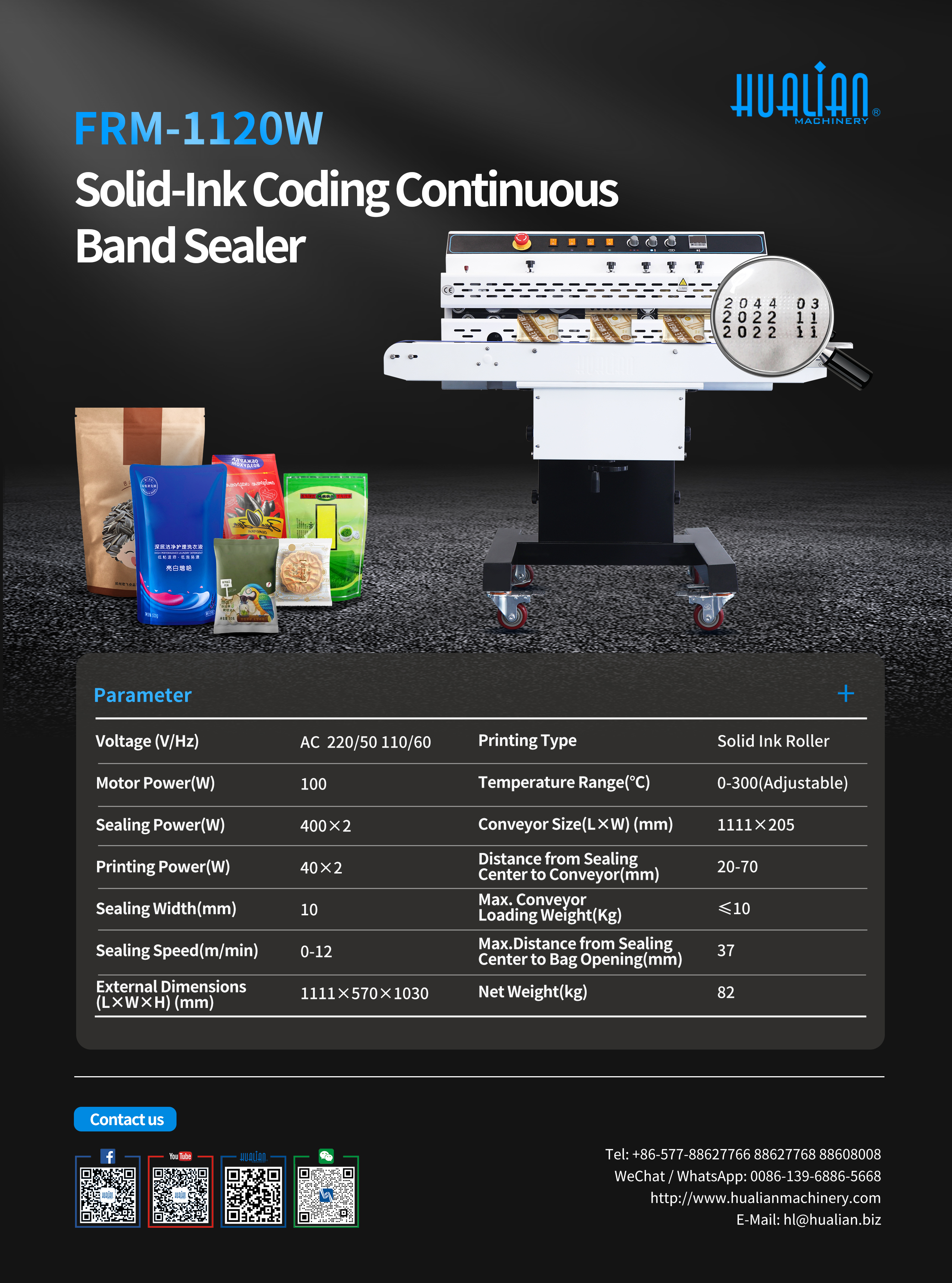 Hoa Li&ecirc;n Sơn Thực phẩm Đồ ăn nhẹ M&aacute;y d&aacute;n ni&ecirc;m phong băng li&ecirc;n tục với m&aacute;y in