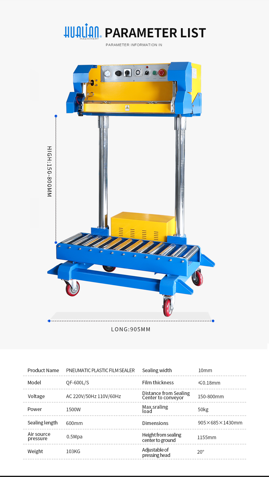 QF-600L-S T&uacute;i hạng nặng Band DEALER