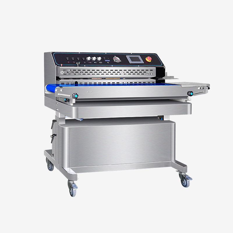 Máy dán băng liên tục hút khí và xả khí Hualian với mã hóa mực rắn FRM-980WH