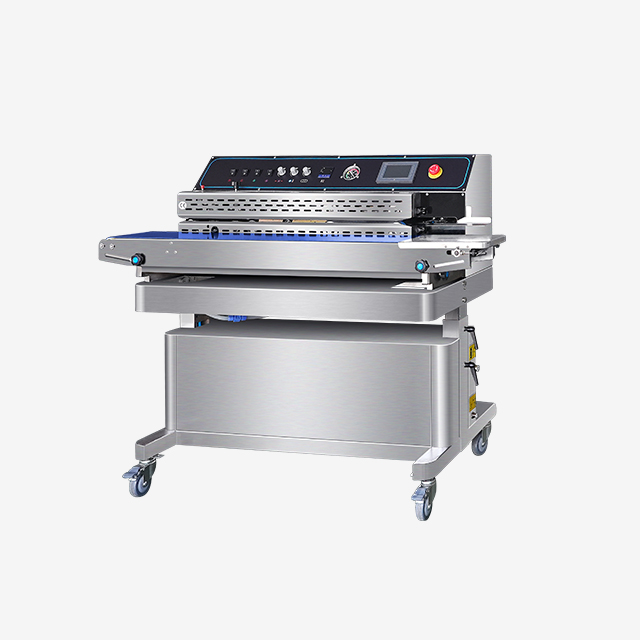 Máy dán băng liên tục hút khí và xả khí Hualian với mã hóa mực rắn FRM-980WH
