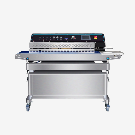 Máy dán băng liên tục hút khí và xả khí Hualian với mã hóa mực rắn FRM-980WH
