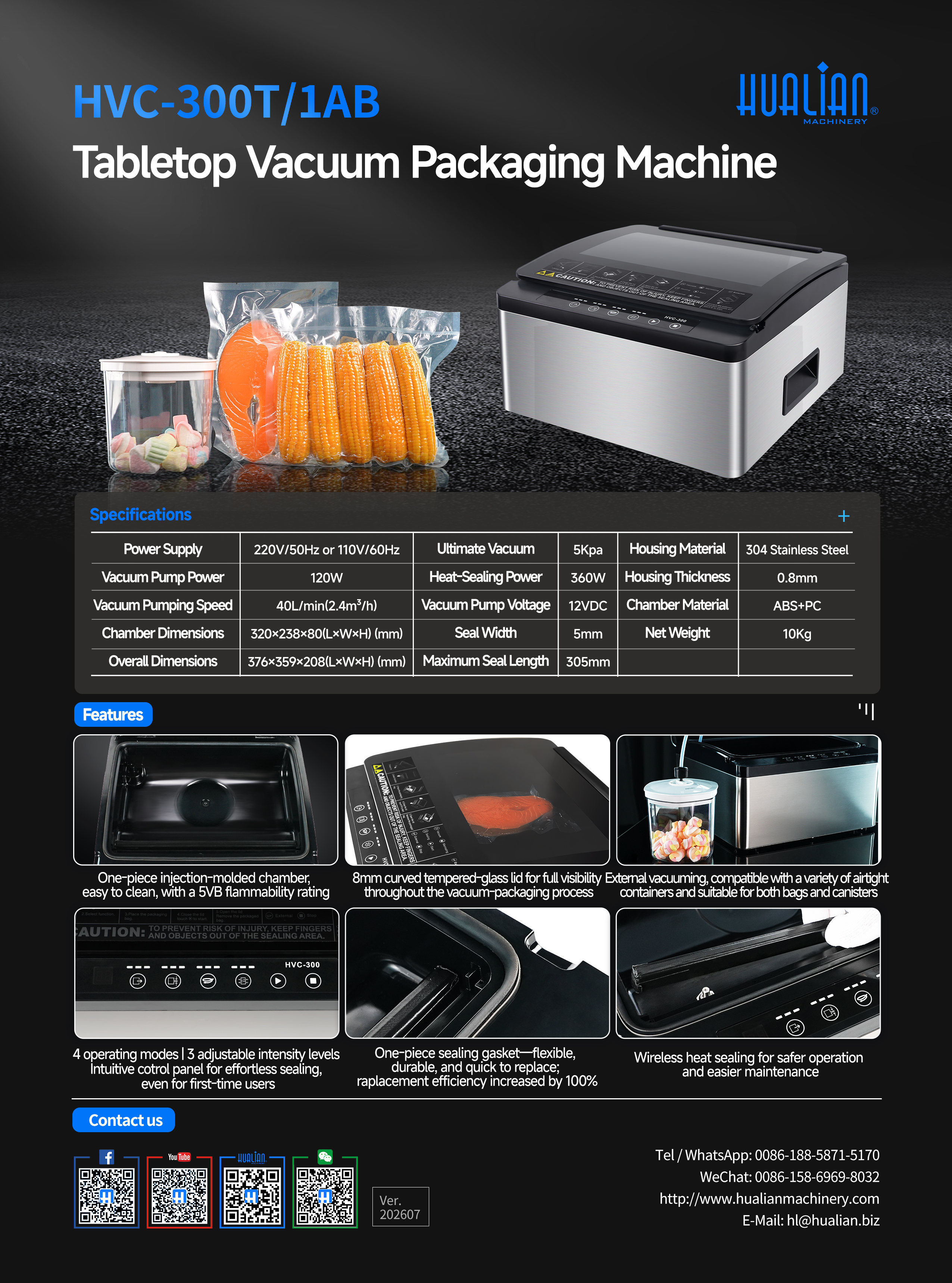 M&aacute;y h&uacute;t ch&acirc;n kh&ocirc;ng buồng HVC-300T∕1AB