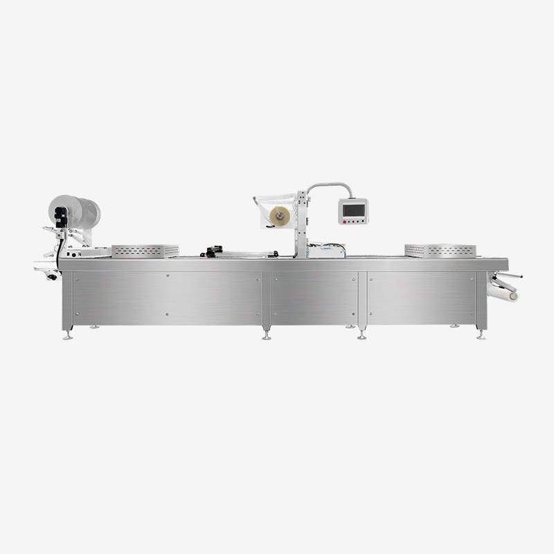 Máy đóng gói chân không định hình nhiệt tự động Hualian HVR-420A-U cho bao bì thực phẩm