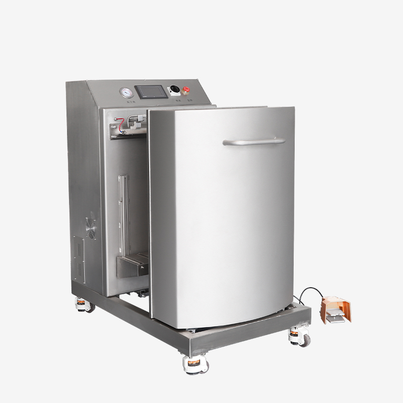 Máy đóng gói chân không một buồng dọc Hualian dùng để đóng gói ngũ cốc cho HVV-610F/1B